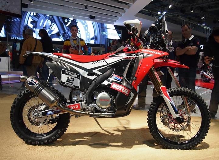Tampilan 2014 Honda CRF450 Rally di EICMA – Mercon Motor